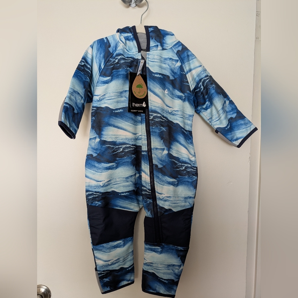NWT Therm fleece lined waterproof suit 18-24mo